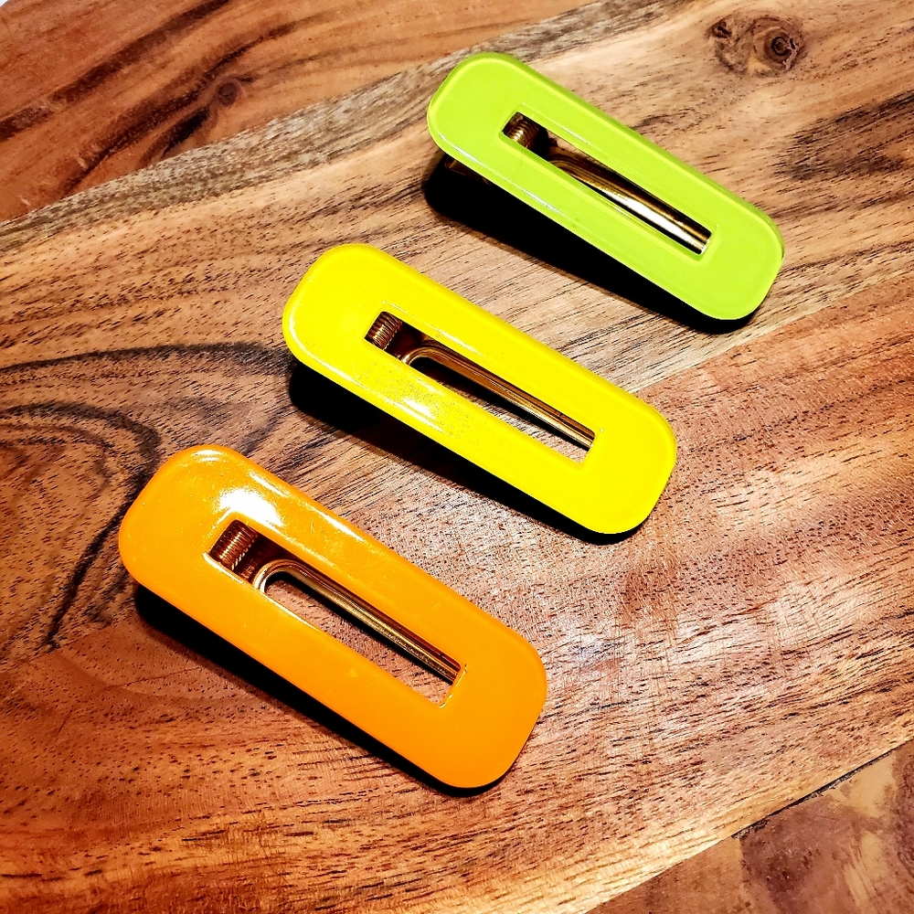 Fun Primary Color Hair Clips